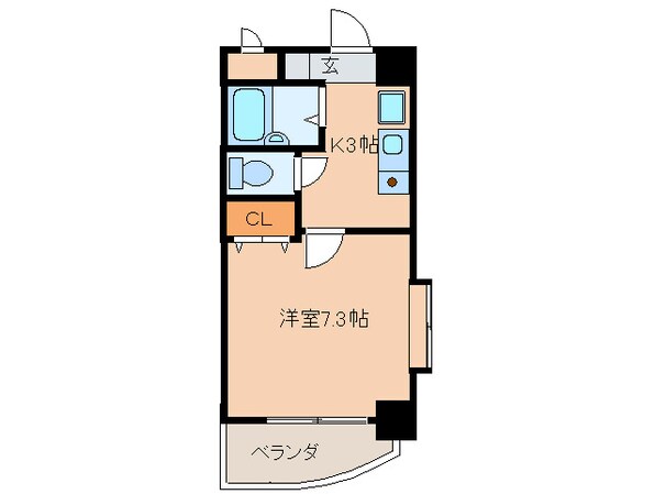 アルメリア白木原の物件間取画像